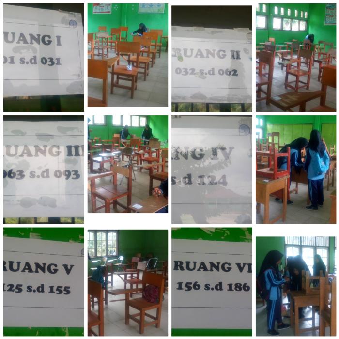 Panitia Pelaksanaan PAS MTs Negeri 7 Batanghari Tengah Disibukkan Dengan Berbagai Persiapan