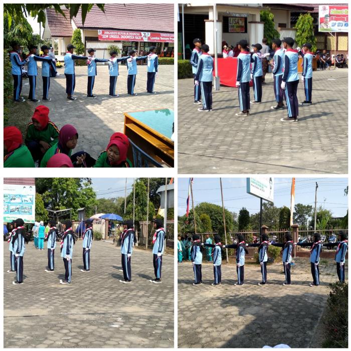 Pasukan Senam MTs Negeri 7 Batanghari Tampil Gemilang