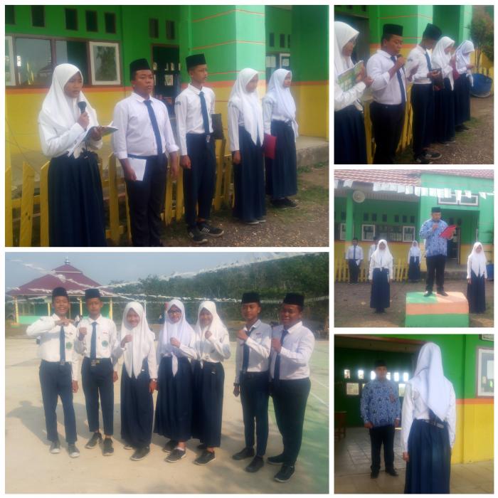 Memukau, Pengurus OSIS MTs Negeri 7 Batanghari Petugas Upacara Bendera Tanggal Bersejarah