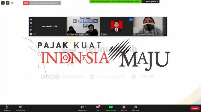 Bendahara MTs Negeri 7 Batanghari Ikuti Webinar Edukasi Perpajakan