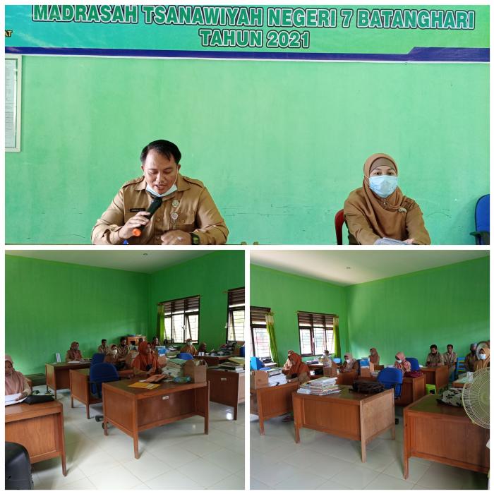 Rapat Kelulusan Siswa Kelas IX MTs Negeri 7 Batanghari