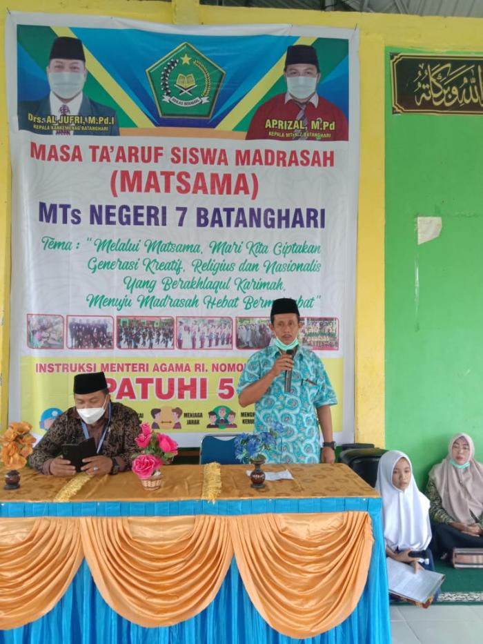 Pembukaan Matsama MTs Negeri 7 Batanghari Berlangsung Sukses