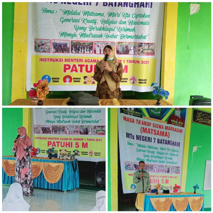 Tenaga Pendidik MTs Negeri 7 Batanghari Dilibatkan Menjadi Pemateri Matsama