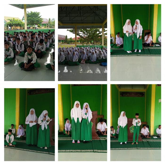 Perhelatan Akbar Pemilu Demokrasi OSIS MTs Negeri 7 Batanghari