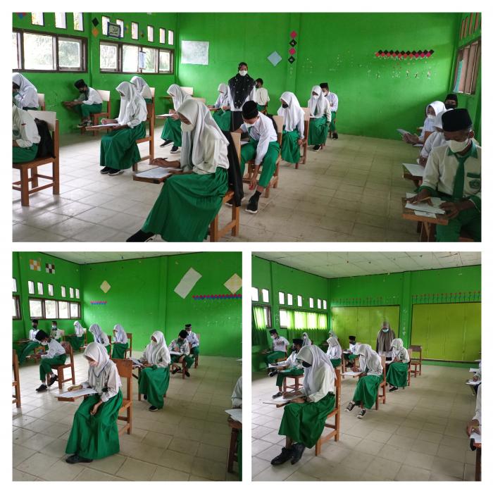 MTs Negeri 7 Akhiri Penilaian Akhir Tahun Semester Genap Kelas IX