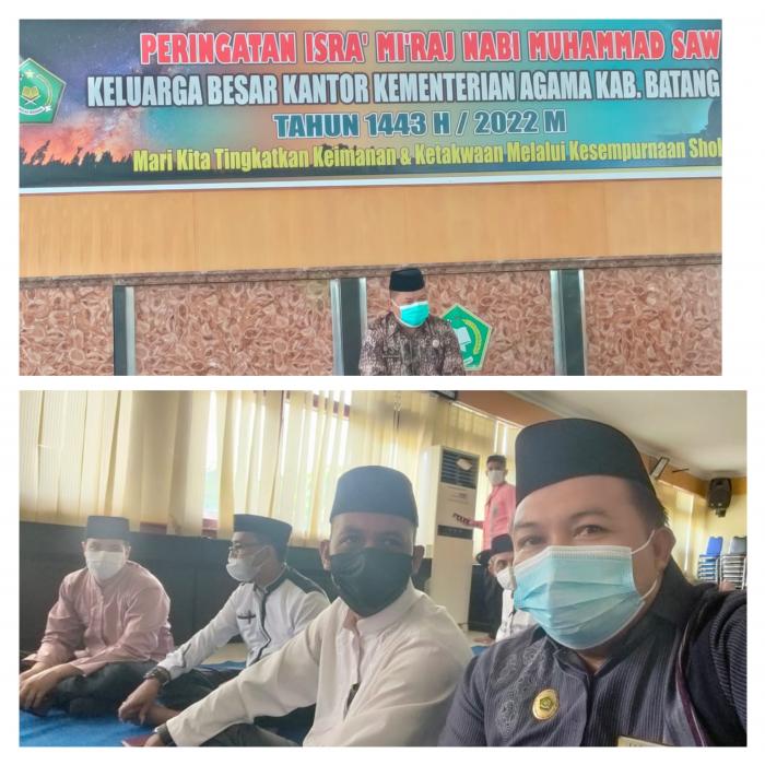 Kepala MTs Negeri 7 Batanghari Hadiri Isra' Mi'raj Kemenag