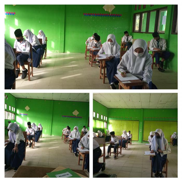 Pelaksanaan UM MTs Negeri 7 Batanghari Hari Ke 2 Berlangsung Sukses