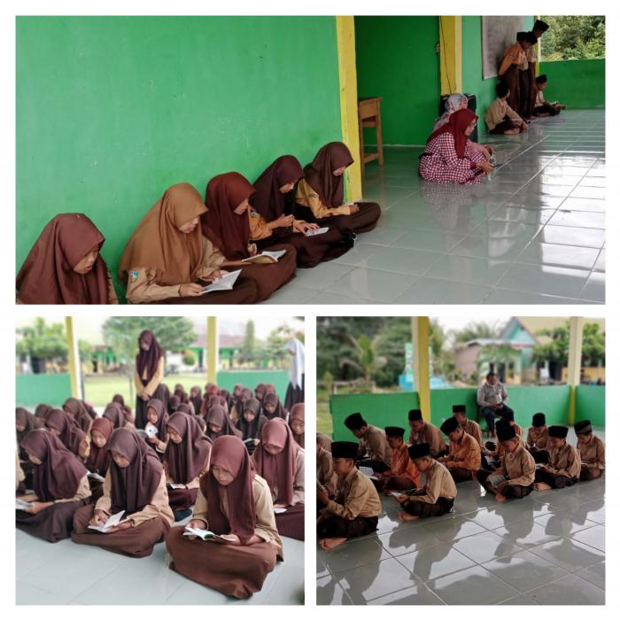 Menjelang PAS Genap, Kegiatan Rutin Yasinan MTs Negeri 7 Batanghari Diakhiri