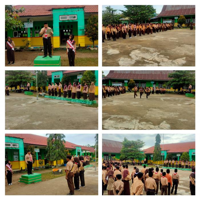 MTs Negeri 7 Batang Hari Laksanakan Upacara Hari Pramuka