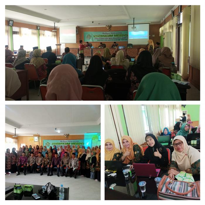 Majelis Guru MTs Negeri 7 Batang Hari Ikuti Bimtek Kumer 