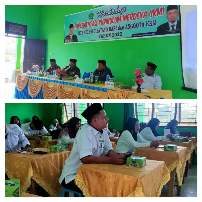 Pelaksanaan Workshop IKM MTs Negeri 7 Batang Hari