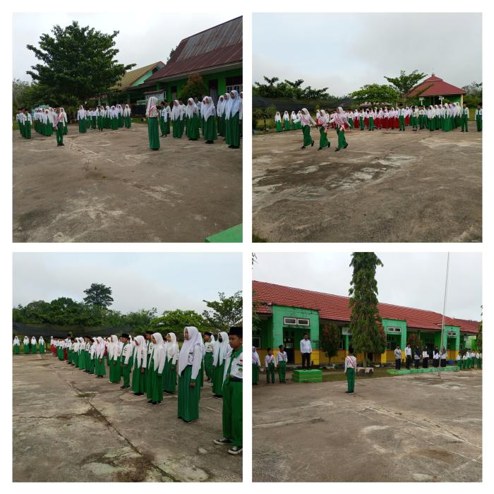 Jelang Pelaksanaan PAS Ganjil, MTs Negeri 7 Batanghari Akhiri Kegiatan Rutin Upacara Bendera