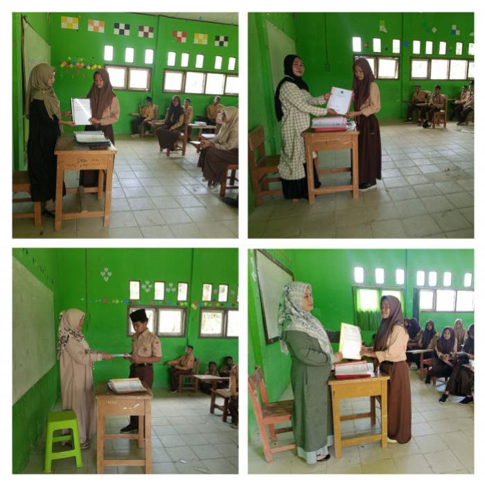 Siswa MTs Negeri 7 Batanghari Terima Rapor Semester Ganjil