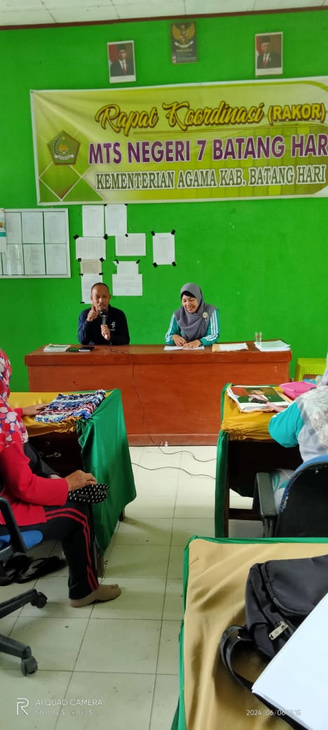 Rapat Kelulusan MTs Negeri 7 Batanghari 