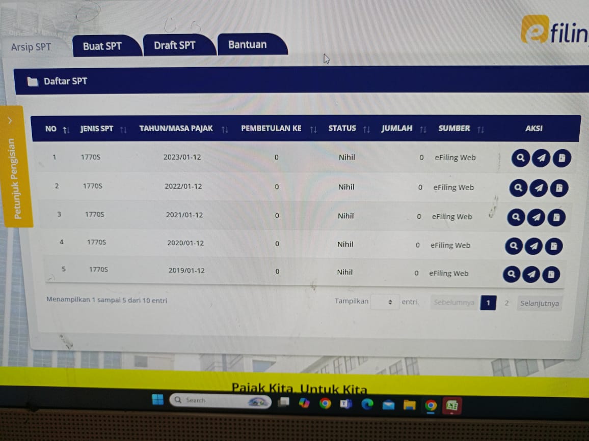 Majelis Guru Dan Pegawai Madrasah Disibukkan Dengan Pengisian SPT Tahunan